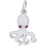 Sterling Silver Octopus Charm photo
