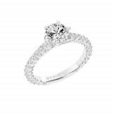 ArtCarved Straight Diamond Engagement Ring photo 2