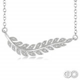 Ashi Diamonds Silver Leaf Pendant photo