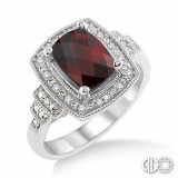 Ashi Diamonds Silver Gemstone Ring photo