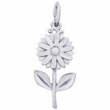 Sterling Silver Daisy Charm photo