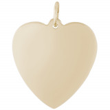 14k Gold Classic Heart Charm photo