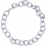Sterling Silver 7 Inch Charm Bracelet photo