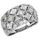 14K White 1/2 CTW Diamond Ring - 6662760001P photo