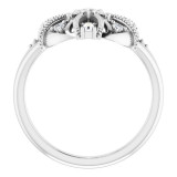 Platinum 1/4 CTW Diamond Vintage-Inspired Ring - 124057603P photo 2