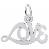 Rembrandt Sterling Silver Love Charm photo