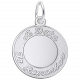 Rembrandt Sterling Silver A Date To Remember Charm photo