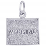 Sterling Silver Wyoming Charm photo