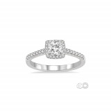 Ashi 14k White Gold Diamond Engagement Ring photo 2