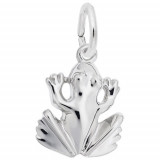 Rembrandt Sterling Silver Frog Charm photo