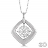 Ashi Diamonds Silver Snow Flake Pendant photo