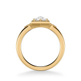 Artcarved Bridal Mounted Mined Live Center Engagement Ring 18K Yellow Gold - 31-V969CRY-E.01 photo 3