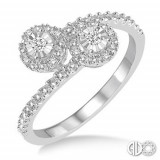 Ashi Diamonds Silver 2Stone Ring photo