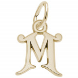Rembrandt 14k Yellow Gold Initial "M" Charm photo