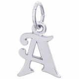 Sterling Silver Initial A Charm photo