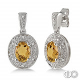 Ashi Diamonds Silver Gemstone Earrings photo