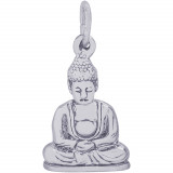 Sterling Silver Buddha Charm photo