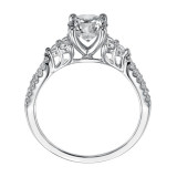 Artcarved Bridal Semi-Mounted with Side Stones Classic 7-Stone Engagement Ring Iris 14K White Gold - 31-V333ERW-E.01 photo 3