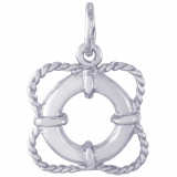 Sterling Silver Life Presever Charm photo