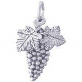 Sterling Silver Grapes Charm photo