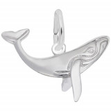 Rembrandt Sterling Silver Whale Charm photo
