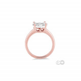 Ashi 14k Rose Gold Lovebright Round Cut Diamond Engagement Ring photo 3