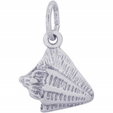 Sterling Silver Conch Shell Charm photo