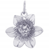Sterling Silver Lily Charm photo