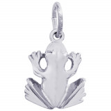 Sterling Silver Frog Charm photo