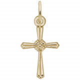 Rembrandt 14k Yellow Gold Cross Charm photo