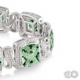 Ashi Diamonds Silver Gemstone Bracelet photo