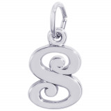 Sterling Silver Initial S Charm photo
