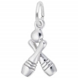 Rembrandt Sterling Silver Bowling Charm photo