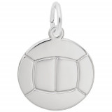 Rembrandt Sterling Silver Volleyball Charm photo