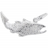 Rembrandt Sterling Silver Open-Mouth Fish Charm photo
