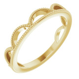 14K Yellow Stackable Ring - 51668102P photo
