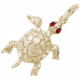 Rembrandt 14k Yellow Gold Turtle Charm photo