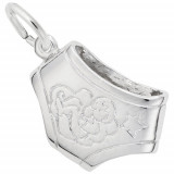Rembrandt Sterling Silver Diaper Charm photo