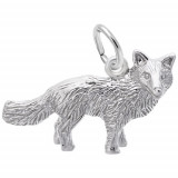 Rembrandt Sterling Silver Fox Charm photo