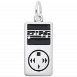 Rembrandt Sterling Silver Personal Listening Device Charm photo