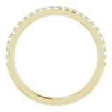 14K Yellow 1/5 CTW Diamond Band for 6.5 mm Round Ring - 12214560011P photo 2