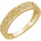 14K Yellow Stackable Ring - 51701102P photo