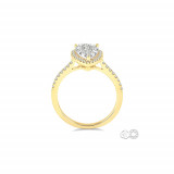 Ashi 14k Yellow Gold Pear Shape Diamond Lovebright Engagement Ring photo 3