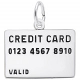 Rembrandt Sterling Silver Credit Card Charm photo