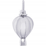 Sterling Silver Hot Air Balloon Charm photo