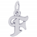 Sterling Silver Initial F Charm photo