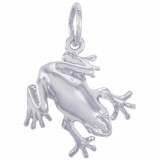 Sterling Silver Frog Charm photo