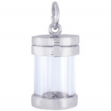 Sterling Silver Capsule Charm photo