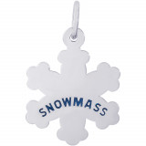 Sterling Silver Snowmass Snowflakes  Charm photo