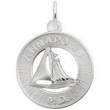 Rembrandt Sterling Silver Annapolis Md Charm photo